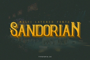 Sandorian Multi Layered Font Download