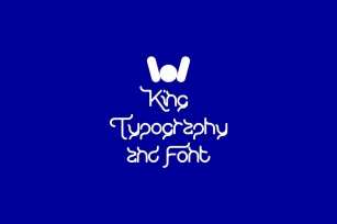 King of and Typography Font Download
