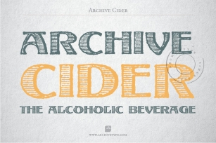 Archive Cider Font Download