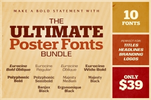 The Ultimate Poster Bundle Font Download