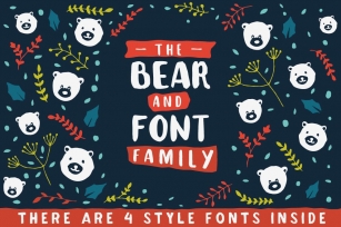 The Bear  Family Font Download