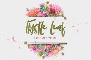 Thystle Leaf Typeface -20% OFF Font Download
