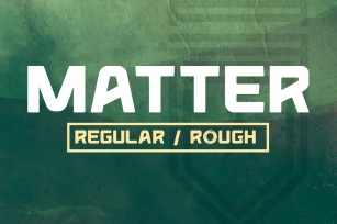Matter (Regular  Rough) Font Download