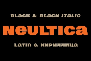 Neultica 4F Black Font Download