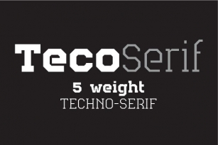 Teco Serif Complete Font Download