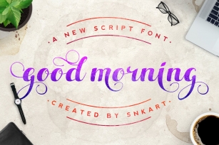 Good Morning Script Font Download