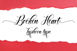 Broken Heart font Font Download