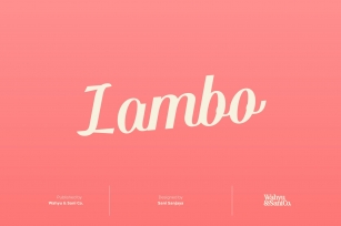 Lambo Font Download