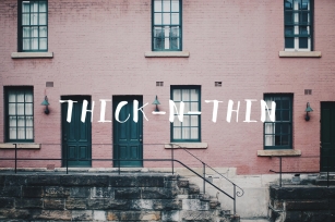 Thick N Thin Font Download