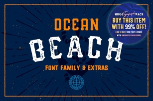 Ocean Beach • Five Font Download