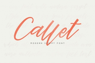 Callet Script Font Download