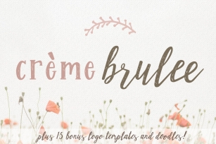 Creme Brulee Duo and Logo Kit Font Download
