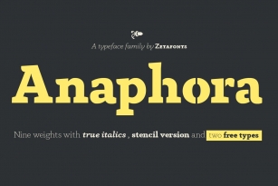 Anaphora Font Download