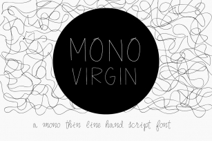 Mono Virgin Script Font Download