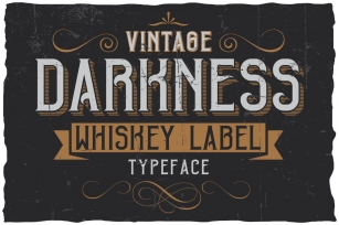 Vintage Darkness Label Font Download