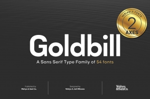 Goldbill Font Download