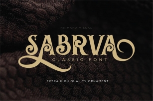 Sabrva + Extra Ornament Font Download