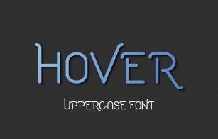 Hover Uppercase Font Download