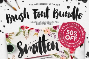 The Brush Bundle • 50% OFF Font Download