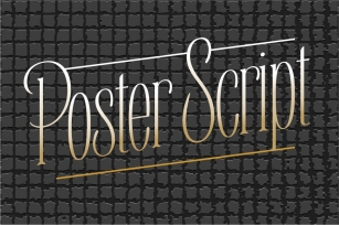 Poster Script Font Download