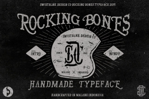 Rocking Bones Typeface Font Download