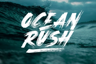 Ocean Rush Font Download