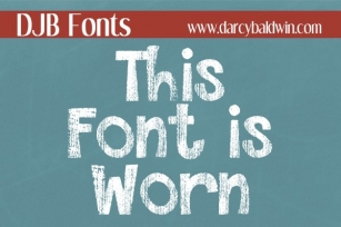 DJB This is Worn Font Download
