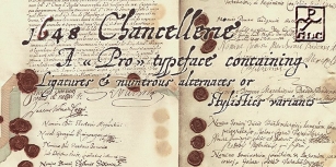 1648 Chancellerie PRO OTF Font Download