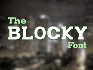 The Blocky Font Download