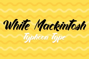 White Mackintosh font Font Download