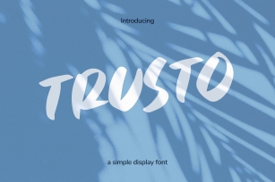 Trusto Font Download