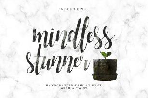 Mindless Stunner 2 in 1 Font Download