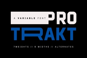 Protrakt Variable Font Download