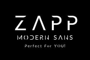 ZAPP Minimal Modern Sans Font Download