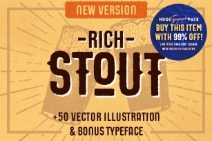 STOUT • New Version! Font Download