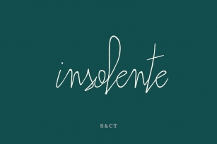 Insolente Collection Font Download