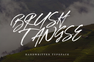 Brush Tangse Font Download