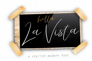 La Vista  // A Stylish Modern Font Download