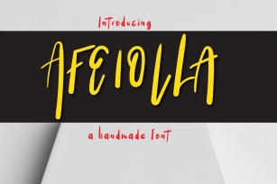 Afeiolla Typeface Font Download