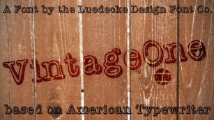 VintageOne Font Download