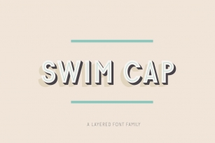 Swim Cap Font Download