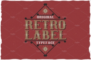 Retro Label Classic Look Typeface Font Download