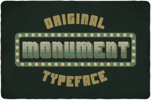 Monument typeface Font Download