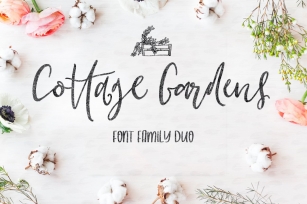 Cottage Gardens Script Duo Font Download