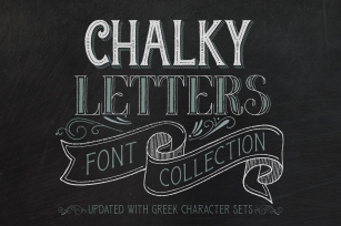 Chalky Letters font collection Font Download