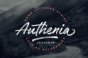 Authenia Textured Font Download