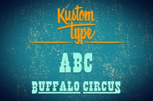 Buffalo Circus Font Download