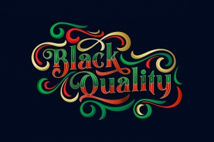 Black Quality Typeface Font Download