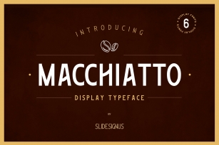 Macchiato Display Font Download