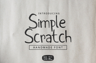 Simple Scratch (70% OFF) Font Download